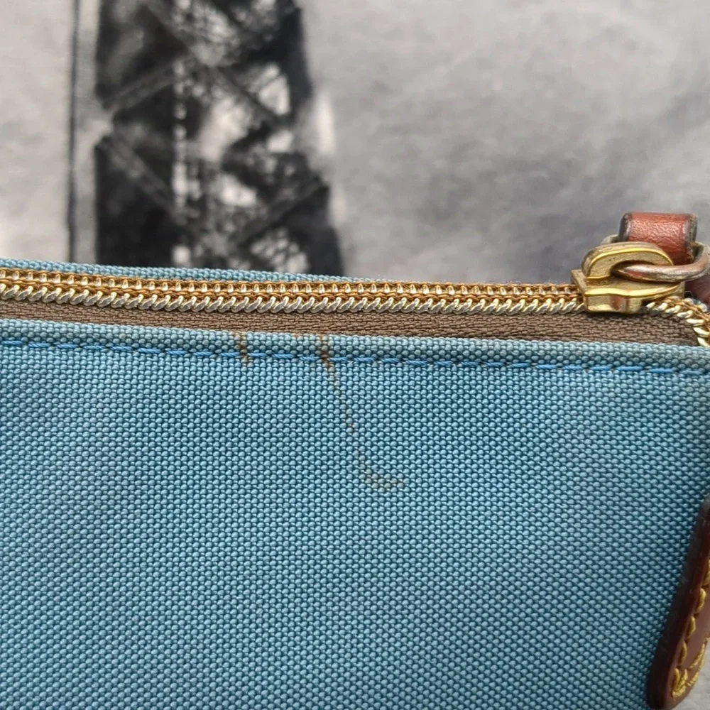 Dooney & Bourke Blue Canvas Crossbody Bag